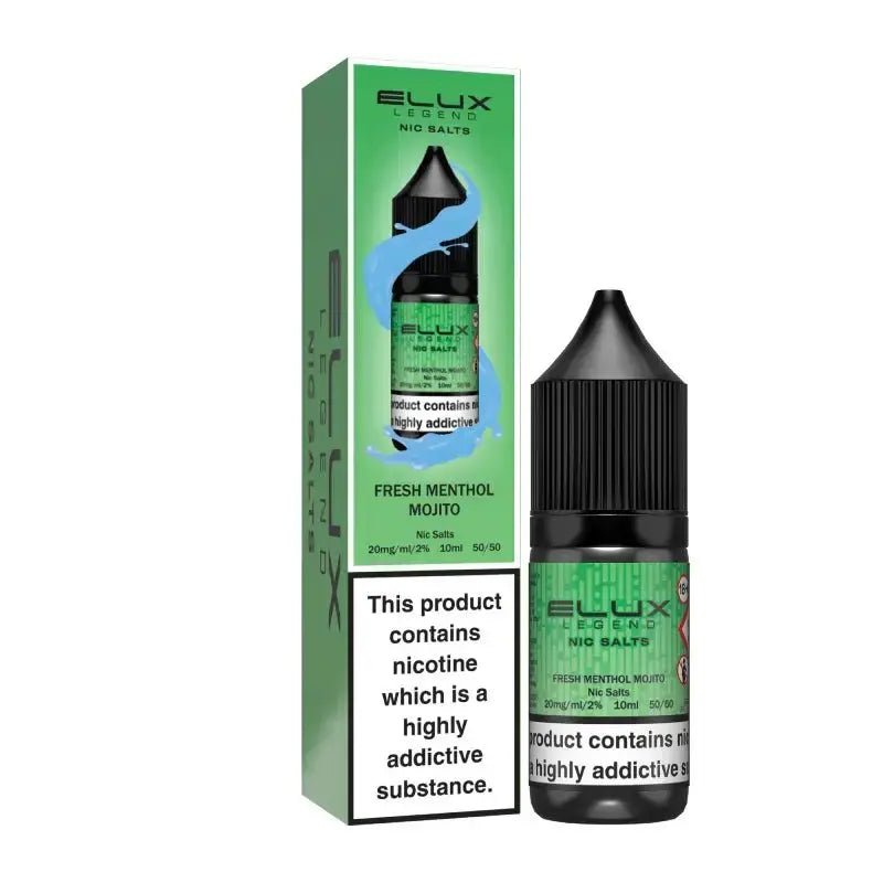 Elux Eliquid Nic Salts 10ml (Pack of 10) | Elux Vape Juice - 10mg-Watermelon Ice-Planet Puff