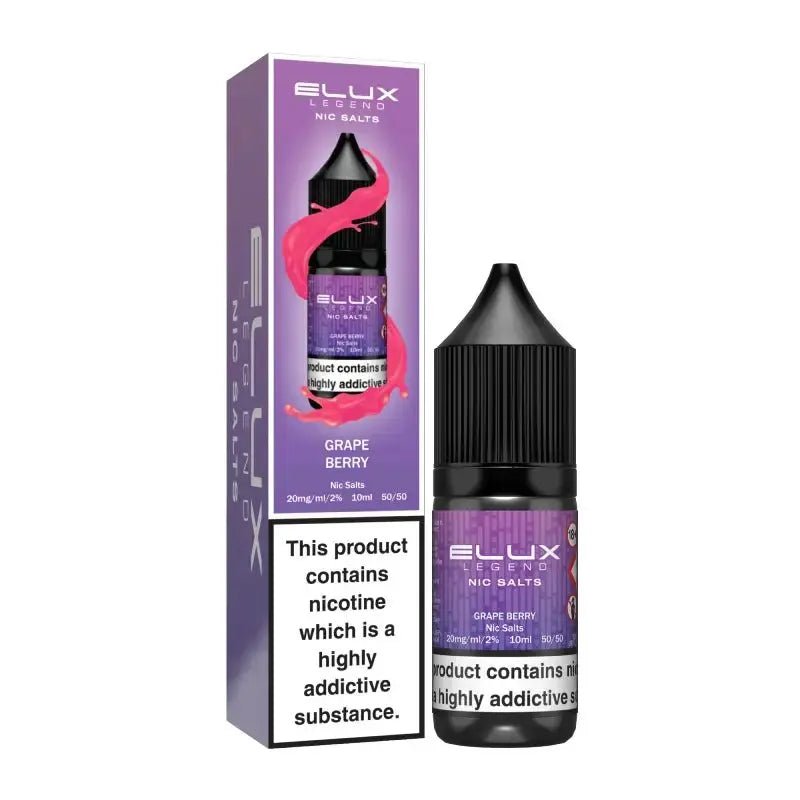 Elux Eliquid Nic Salts 10ml (Pack of 10) | Elux Vape Juice - 10mg-Watermelon Ice-Planet Puff