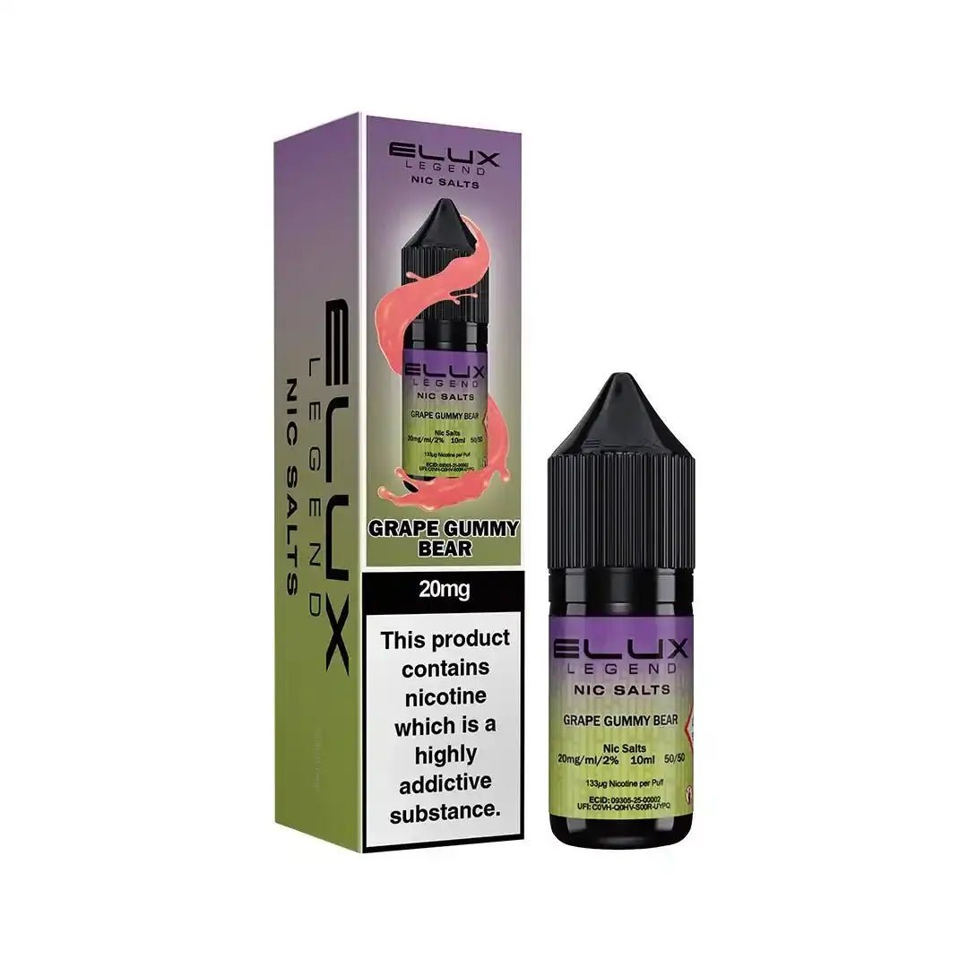 Elux Eliquid Nic Salts 10ml (Pack of 10) | Elux Vape Juice - 10mg-Watermelon Ice-Planet Puff