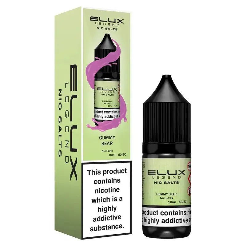Elux Eliquid Nic Salts 10ml (Pack of 10) | Elux Vape Juice - 10mg-Watermelon Ice-Planet Puff