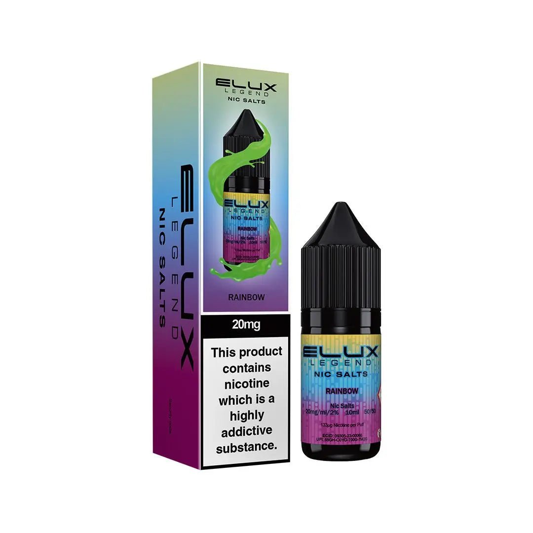 Elux Eliquid Nic Salts 10ml (Pack of 10) | Elux Vape Juice - 10mg-Rainbow-Planet Puff