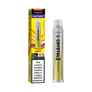 Hawcos x Lost Mary Crystal Pro Pod Kit - (Pack of 10) -Banana Ice -Planet Puff