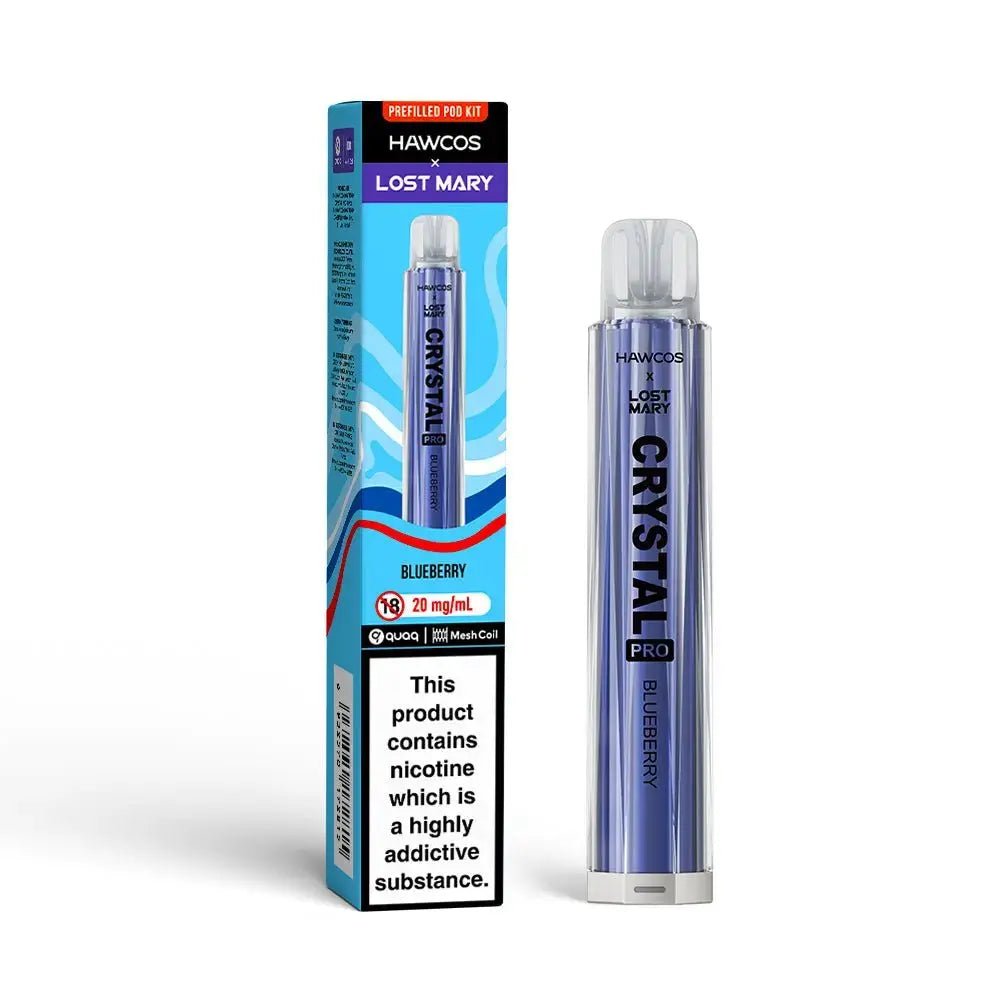Hawcos x Lost Mary Crystal Pro Pod Kit - (Pack of 10) -Pineapple Ice -Planet Puff