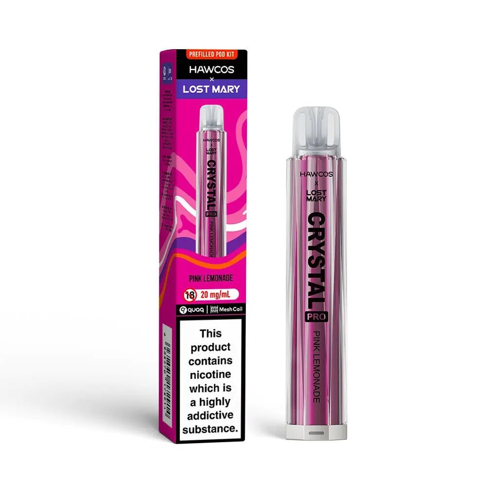 Hawcos x Lost Mary Crystal Pro Pod Kit - (Pack of 10) -Triple Mango -Planet Puff