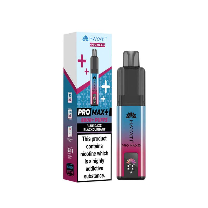 Hayati Pro Max+ 6000 Prefilled Vape Kit - Blue Razz Blackcurrant-Planet Puff