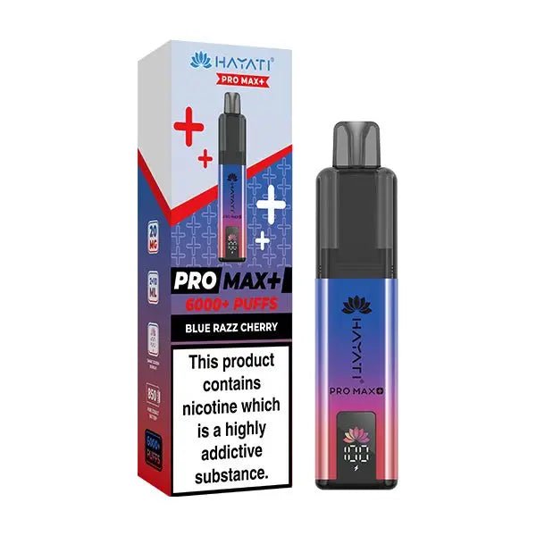 Hayati Pro Max+ 6000 Prefilled Vape Kit - Blue Razz Cherry-Planet Puff