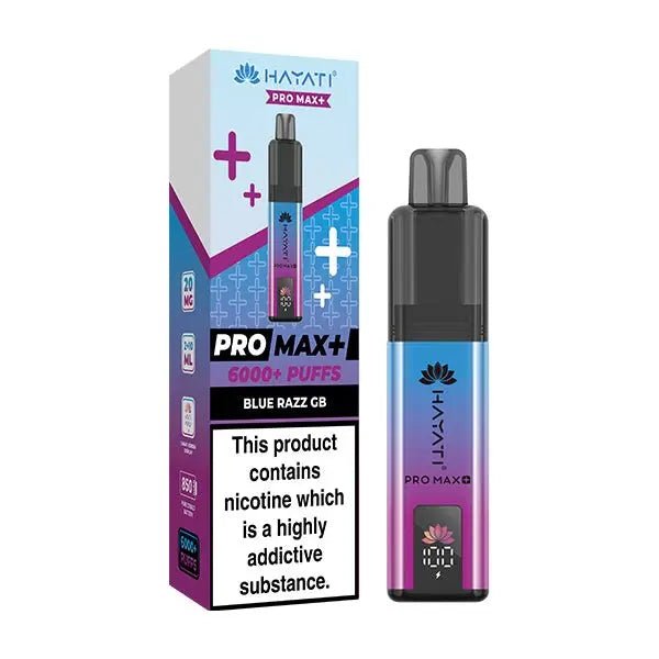 Hayati Pro Max+ 6000 Prefilled Vape Kit - Blue Razz GB-Planet Puff