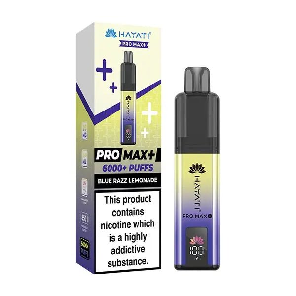 Hayati Pro Max+ 6000 Prefilled Vape Kit - Blue Razz Lemonade-Planet Puff
