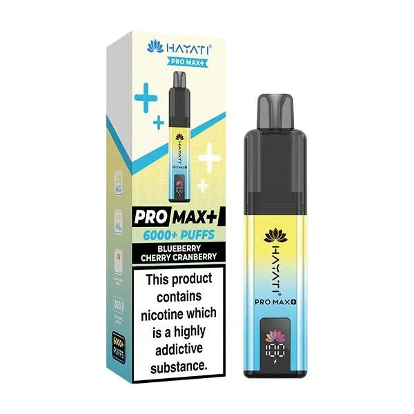Hayati Pro Max+ 6000 Prefilled Vape Kit - Blueberry Cherry Cranberry-Planet Puff