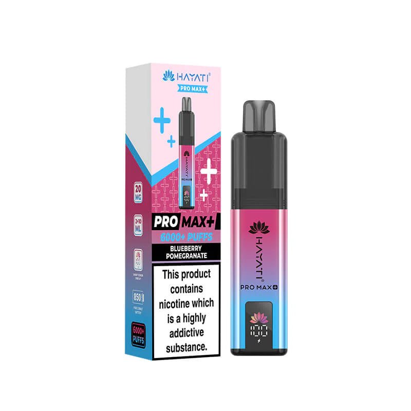 Hayati Pro Max+ 6000 Prefilled Vape Kit - Blueberry Pomegranate-Planet Puff