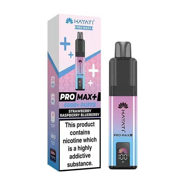 Hayati Pro Max+ 6000 Prefilled Vape Kit - Blueberry Raspberry-Planet Puff