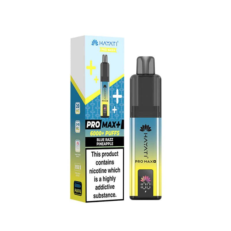 Hayati Pro Max+ 6000 Prefilled Vape Kit - Blueberry Raspberry Pineapple-Planet Puff