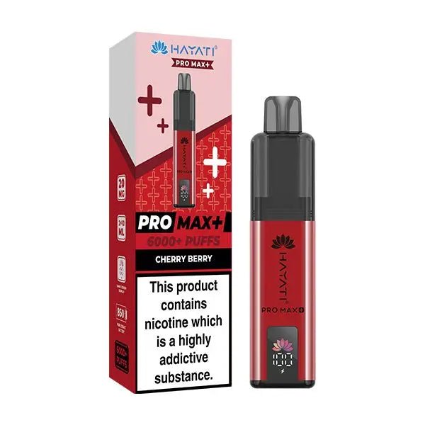 Hayati Pro Max+ 6000 Prefilled Vape Kit - Cherry Berry-Planet Puff