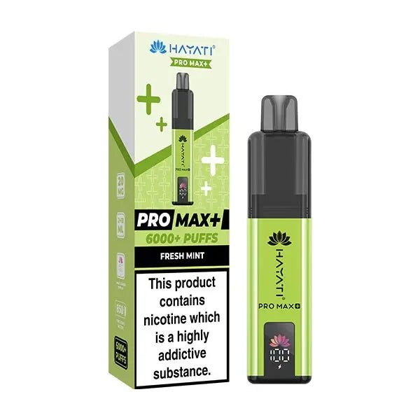 Hayati Pro Max+ 6000 Prefilled Vape Kit - Fresh Mint-Planet Puff