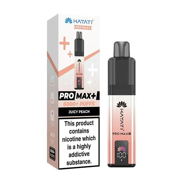 Hayati Pro Max+ 6000 Prefilled Vape Kit - Juicy Peach-Planet Puff