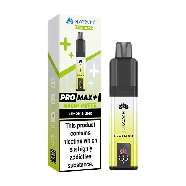 Hayati Pro Max+ 6000 Prefilled Vape Kit - Lemon Lime-Planet Puff