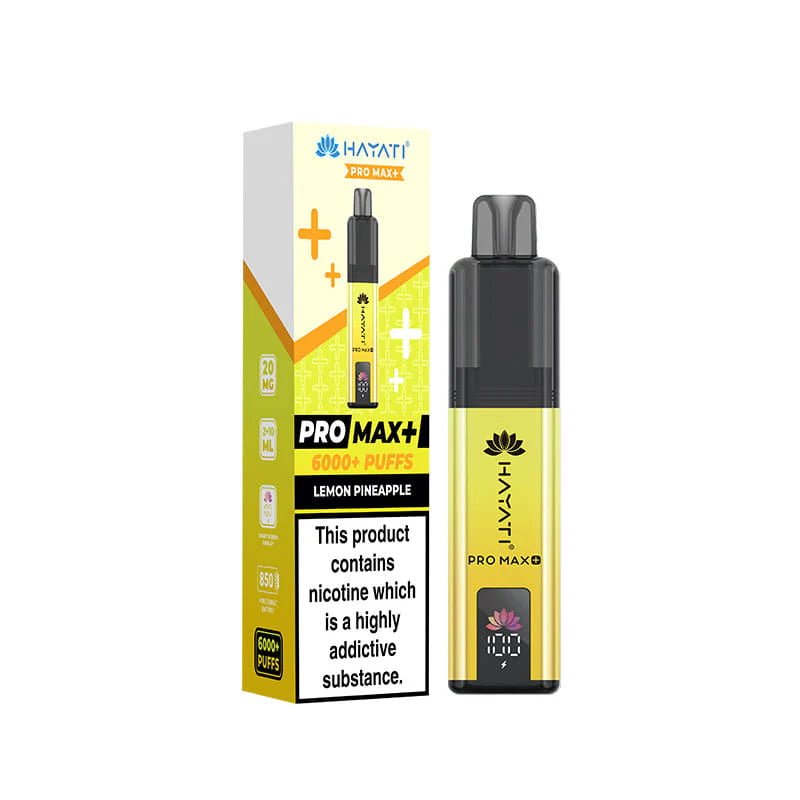 Hayati Pro Max+ 6000 Prefilled Vape Kit - Lemon Pineapple-Planet Puff