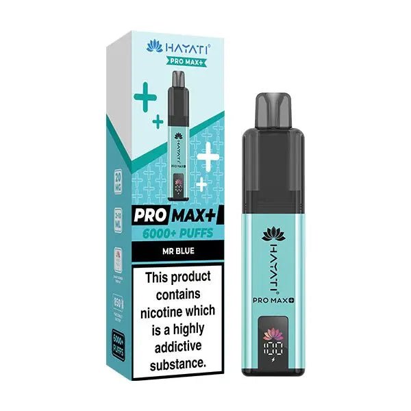 Hayati Pro Max+ 6000 Prefilled Vape Kit - Mr Blue-Planet Puff