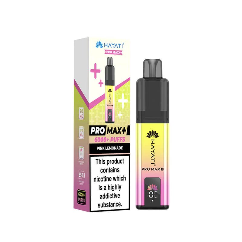 Hayati Pro Max+ 6000 Prefilled Vape Kit - Pink Lemonade-Planet Puff