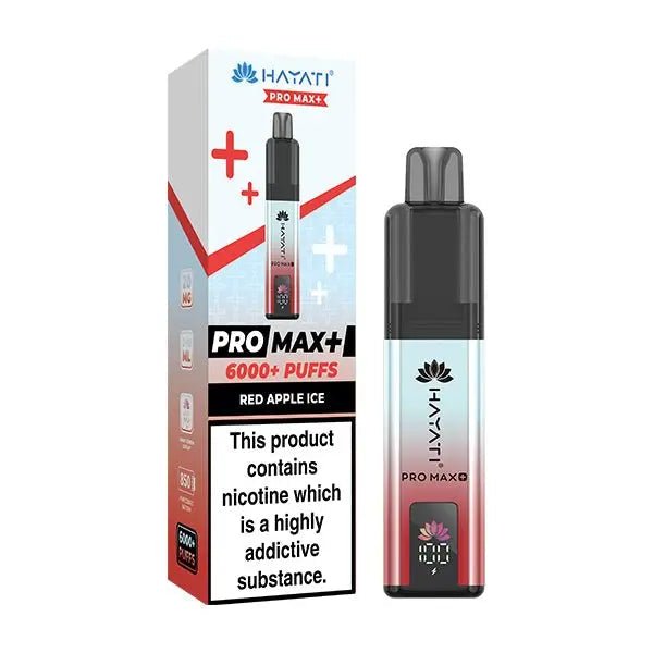 Hayati Pro Max+ 6000 Prefilled Vape Kit - Red Apple Ice-Planet Puff