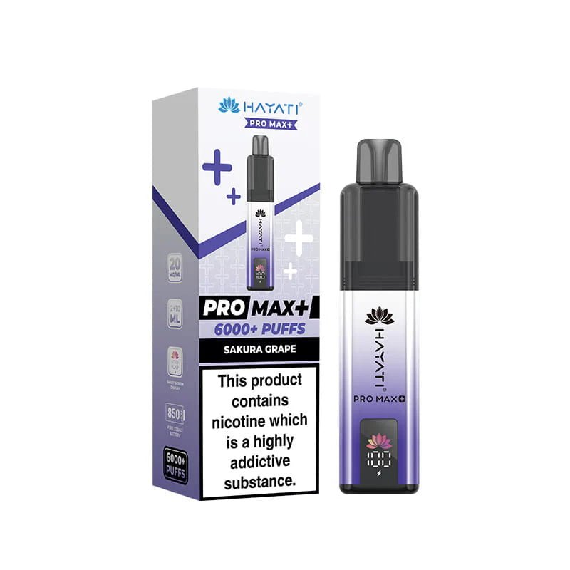 Hayati Pro Max+ 6000 Prefilled Vape Kit - Sakura Grape-Planet Puff