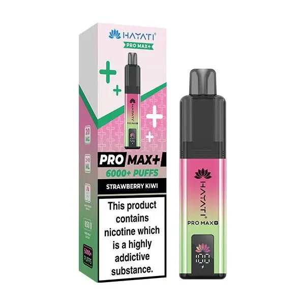 Hayati Pro Max+ 6000 Prefilled Vape Kit - Strawberry Kiwi-Planet Puff