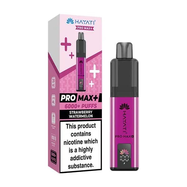 Hayati Pro Max+ 6000 Prefilled Vape Kit - Strawberry Watermelon-Planet Puff