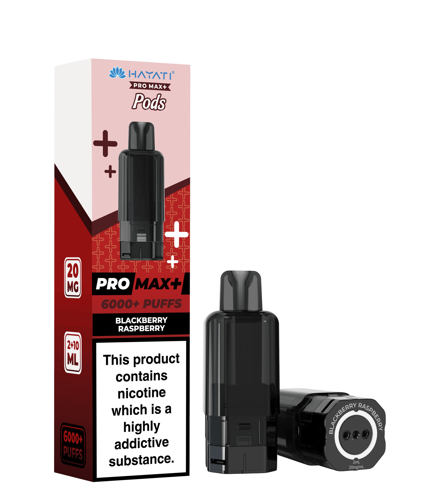 Hayati Pro Max Plus Pods -Blackberry Raspberry-Planet Puff