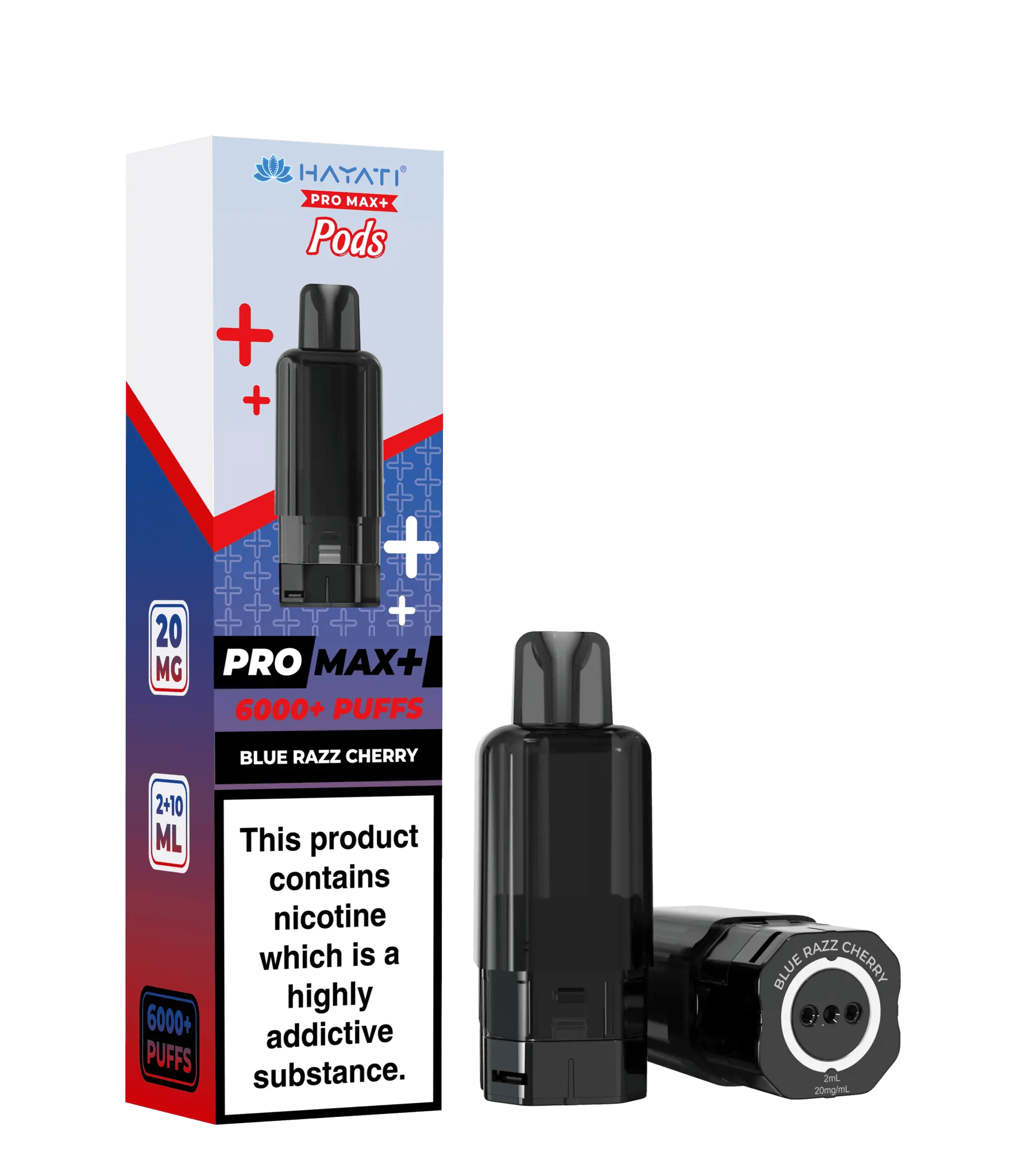 Hayati Pro Max Plus Pods -Blue Razz Cherry-Planet Puff