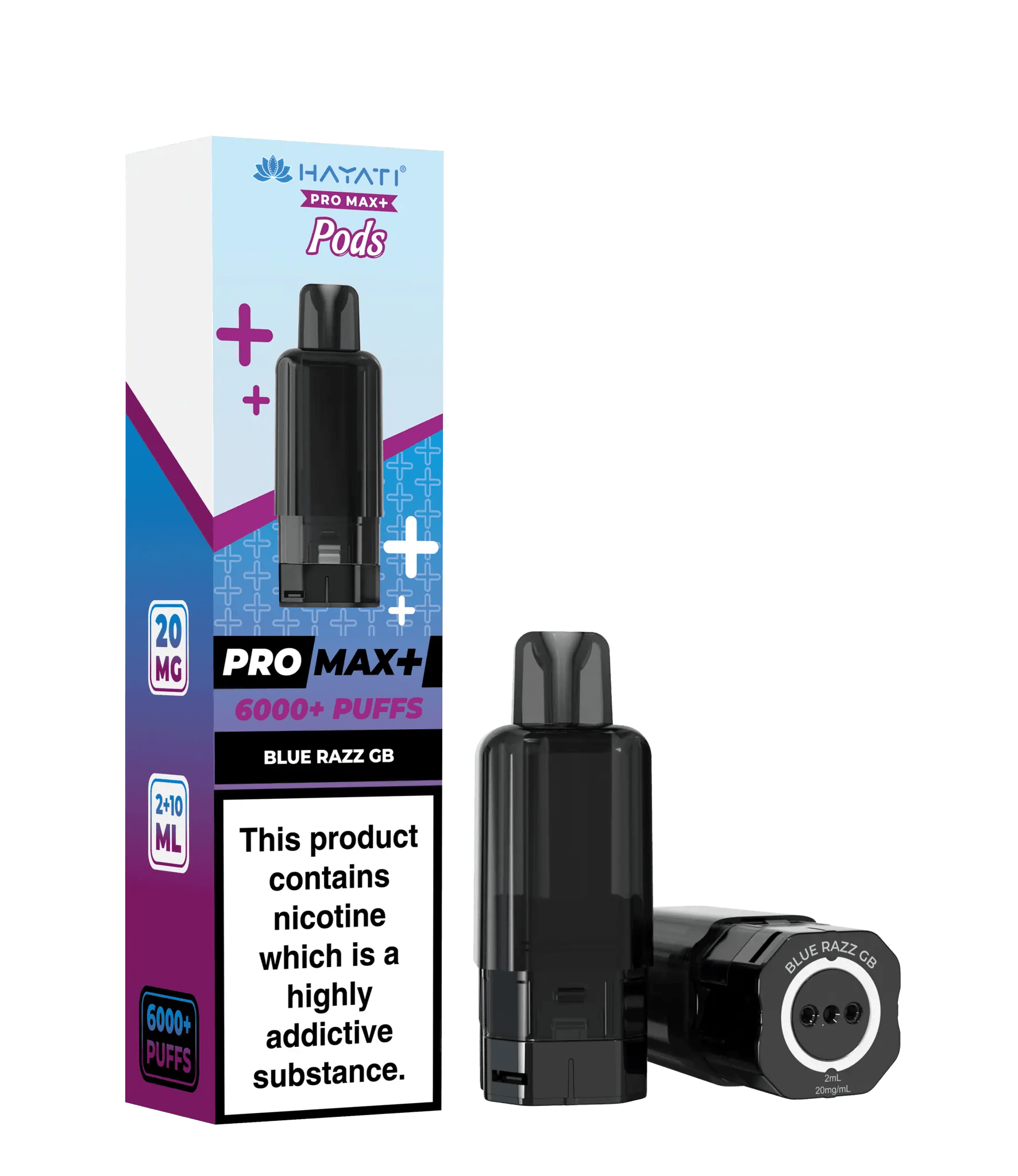 Hayati Pro Max Plus Pods -Blue Razz GB-Planet Puff