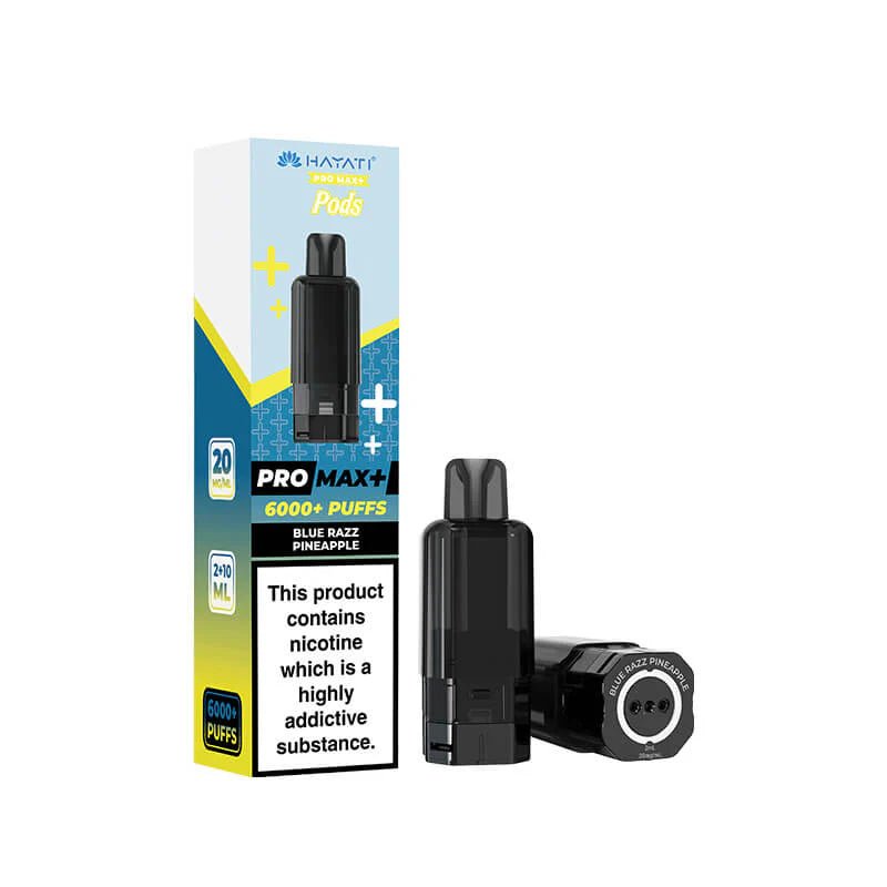 Hayati Pro Max Plus Pods -Blue Razz Pineapple-Planet Puff