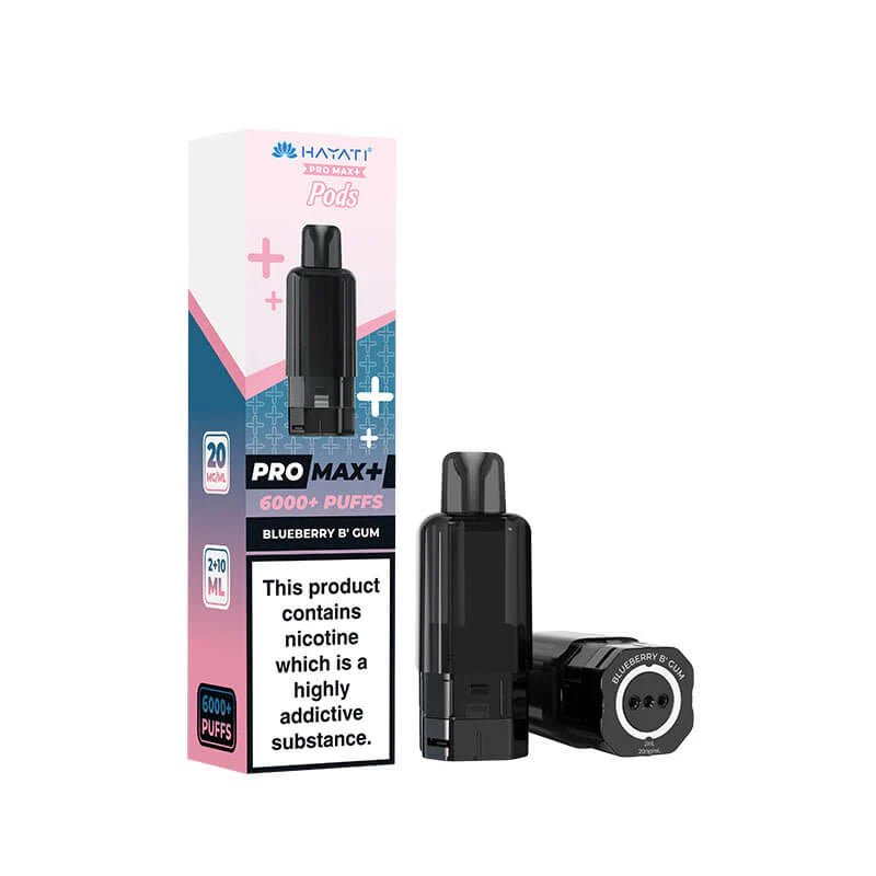 Hayati Pro Max Plus Pods -Blueberry Bubblegum-Planet Puff