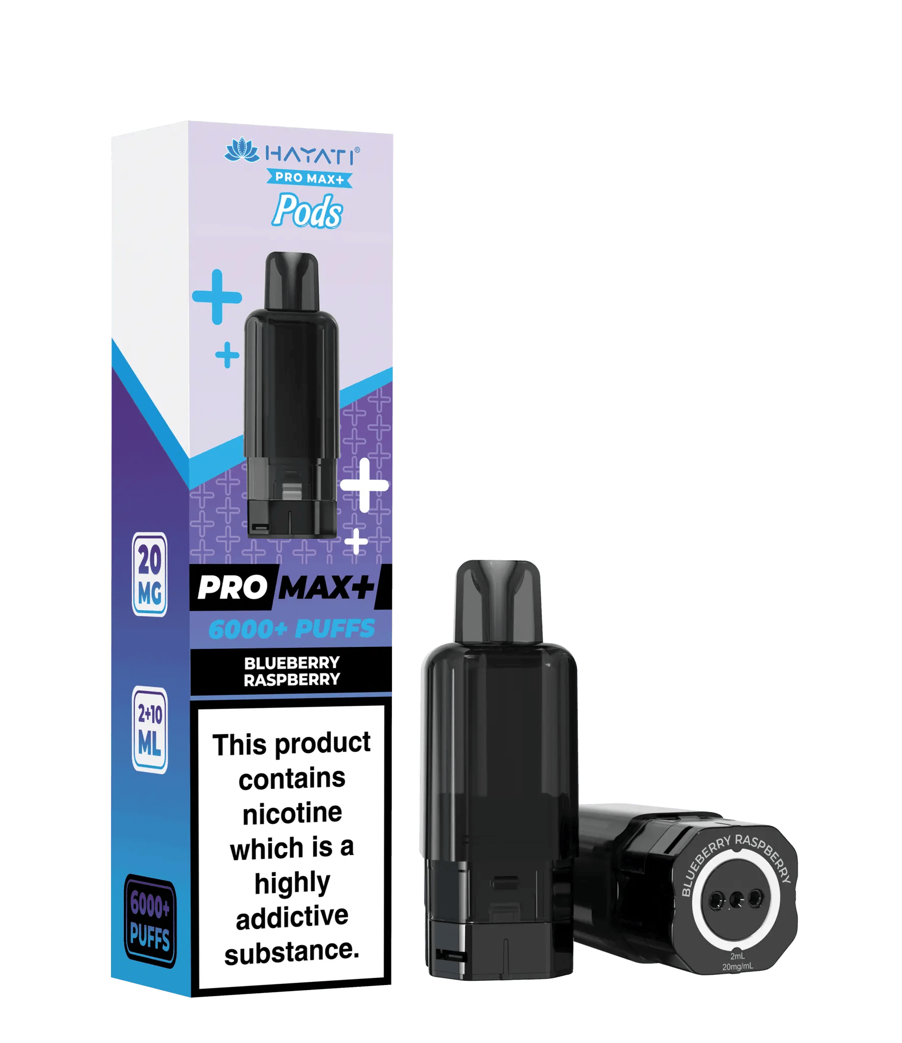 Hayati Pro Max Plus Pods -Blueberry Raspberry-Planet Puff