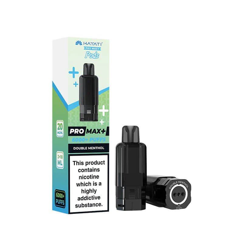 Hayati Pro Max Plus Pods -Double Menthol-Planet Puff