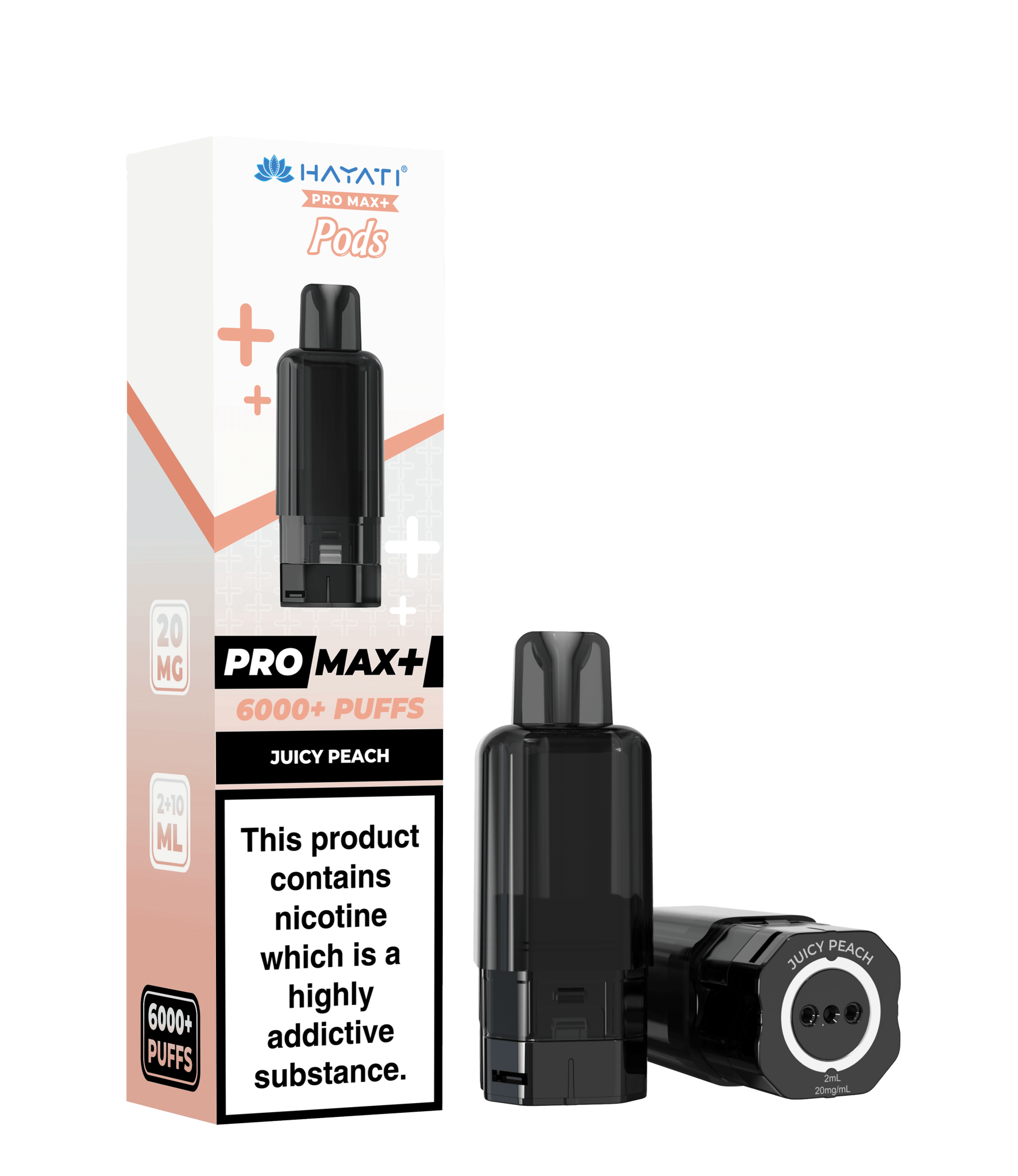 Hayati Pro Max Plus Pods -Juicy Peach-Planet Puff