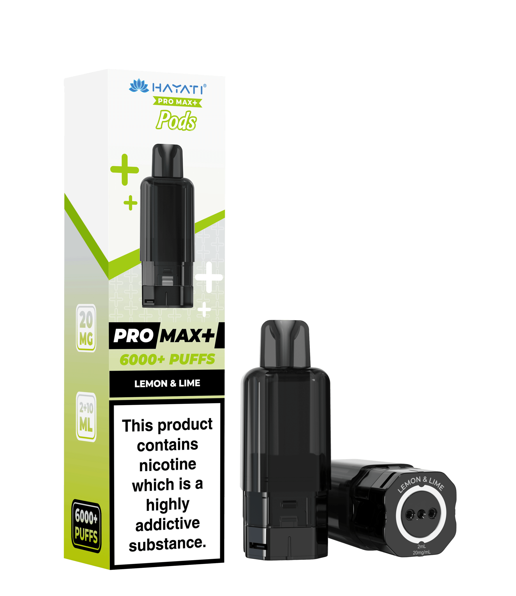 Hayati Pro Max Plus Pods -Lemon Lime-Planet Puff
