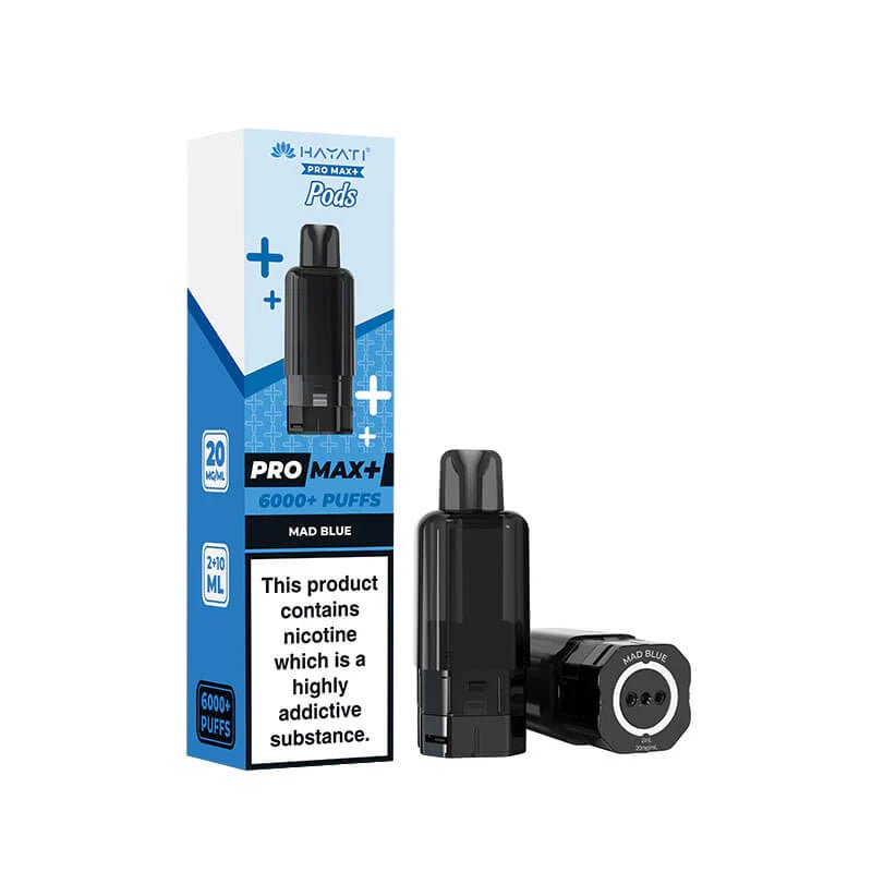 Hayati Pro Max Plus Pods -Mad Blue-Planet Puff