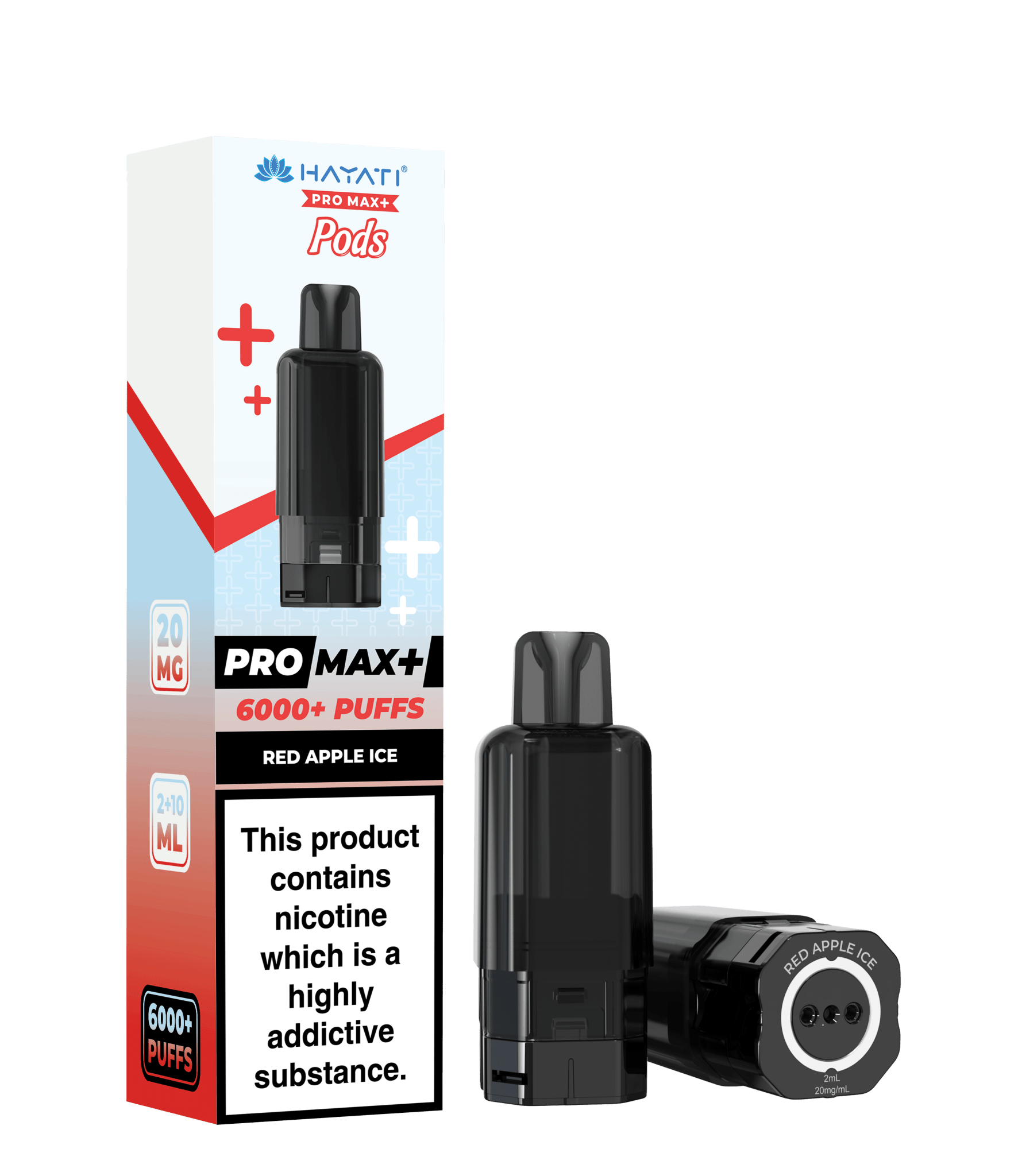 Hayati Pro Max Plus Pods -Red Apple Ice-Planet Puff