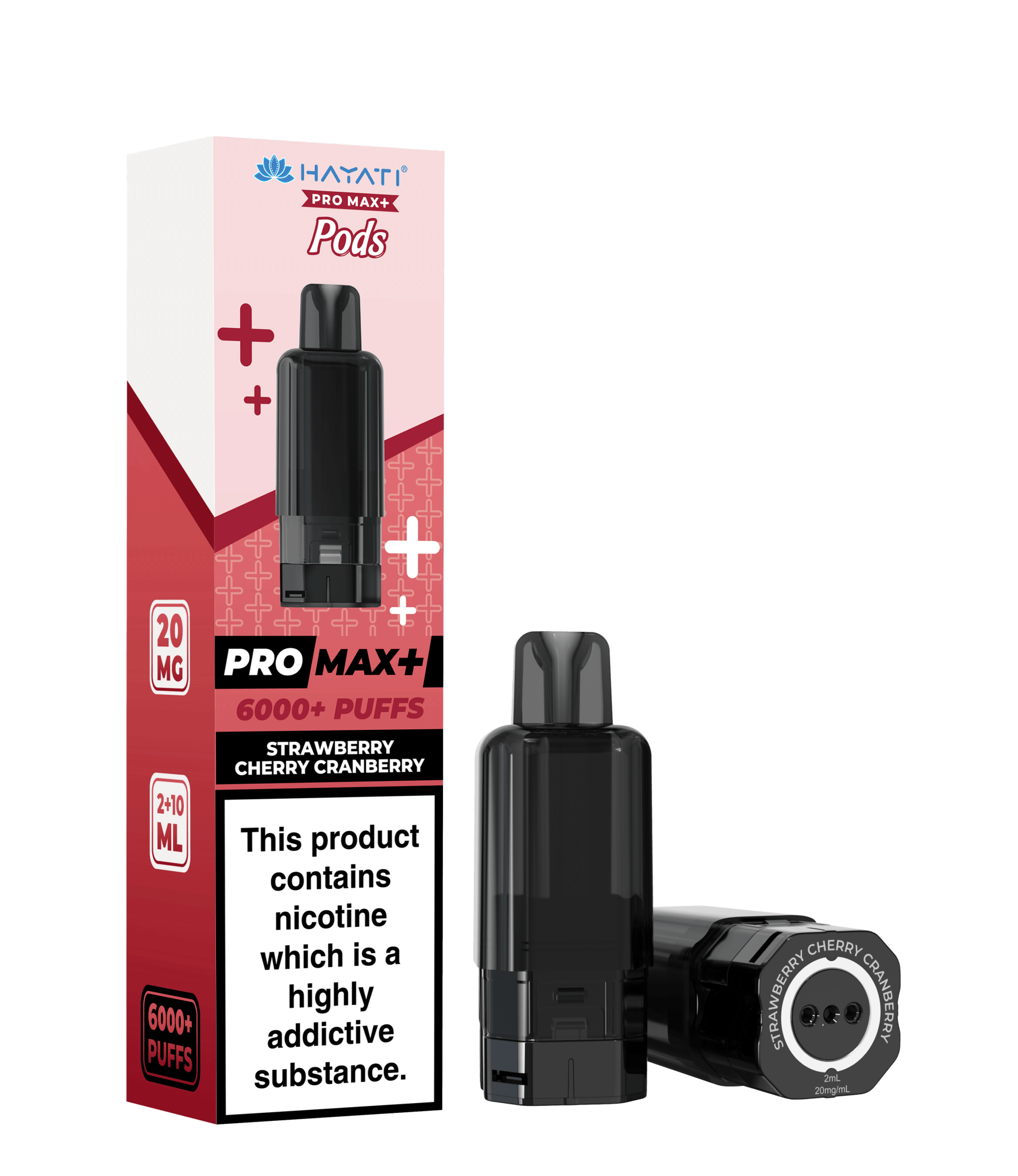 Hayati Pro Max Plus Pods -Strawberry Cherry Cranberry-Planet Puff