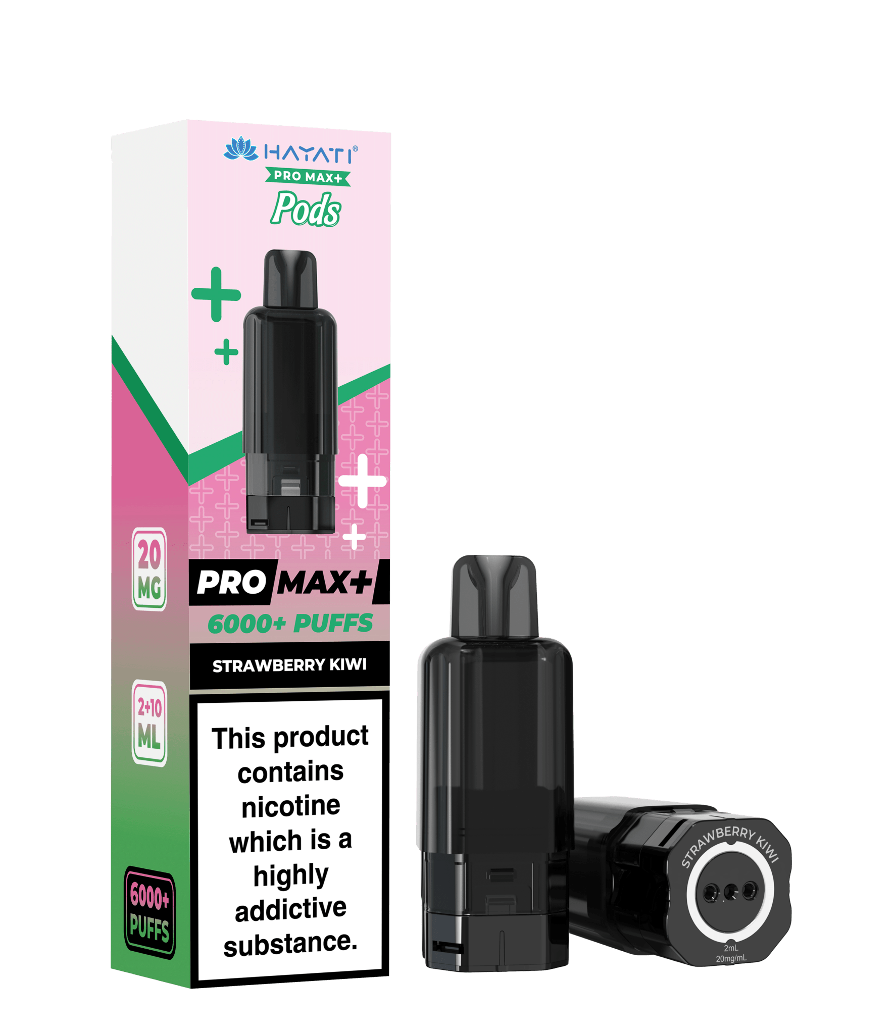 Hayati Pro Max Plus Pods -Strawberry Kiwi-Planet Puff