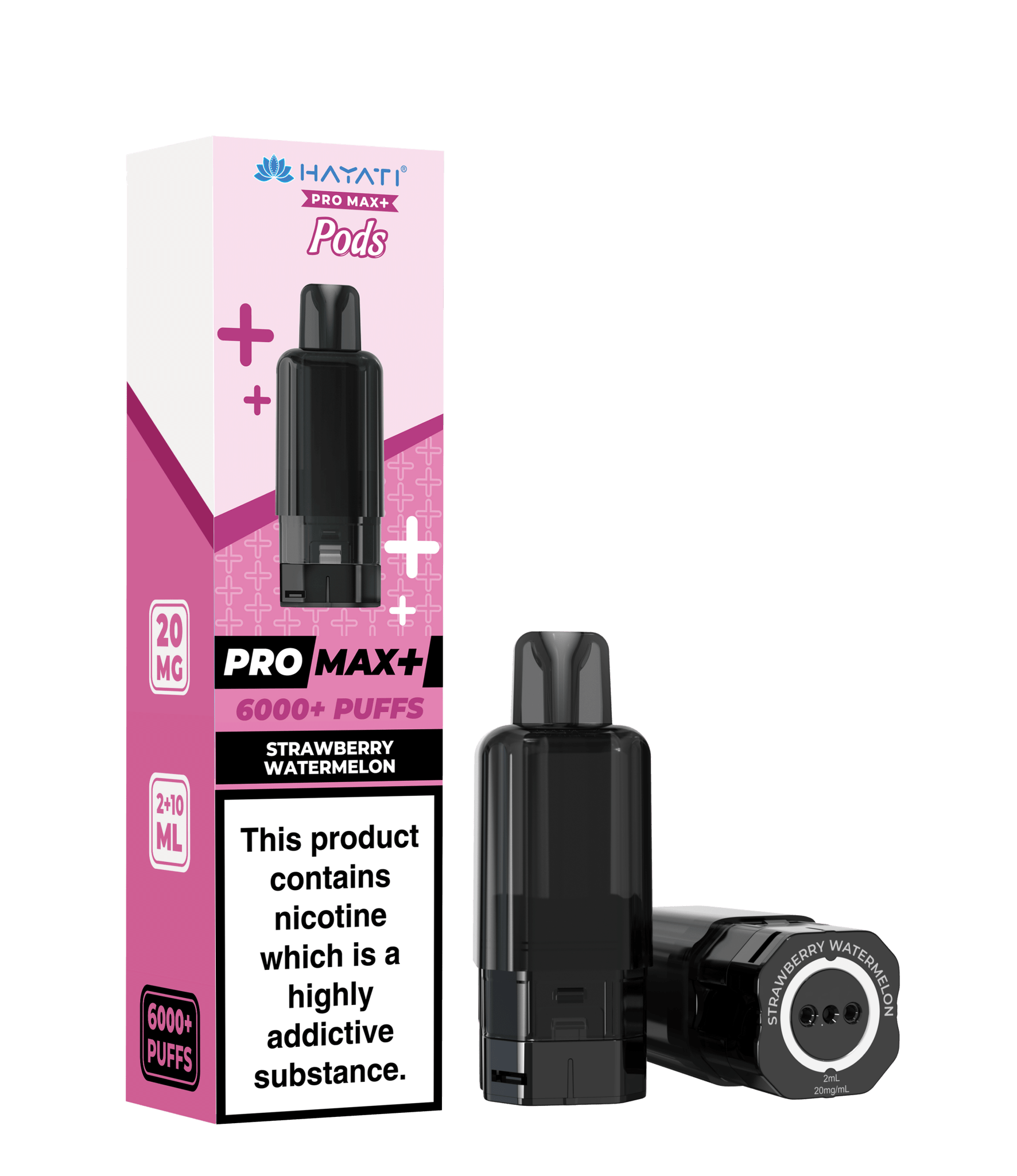 Hayati Pro Max Plus Pods -Strawberry Watermelon-Planet Puff