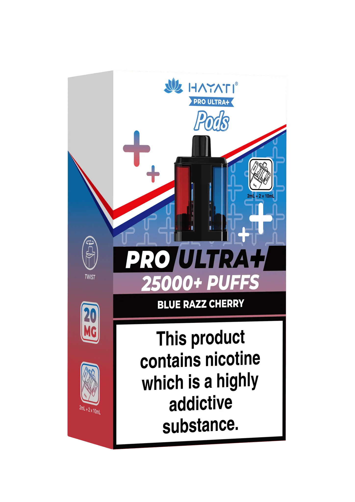 Hayati Pro Ultra Plus Pods - Blue Razz Cherry-Planet Puff