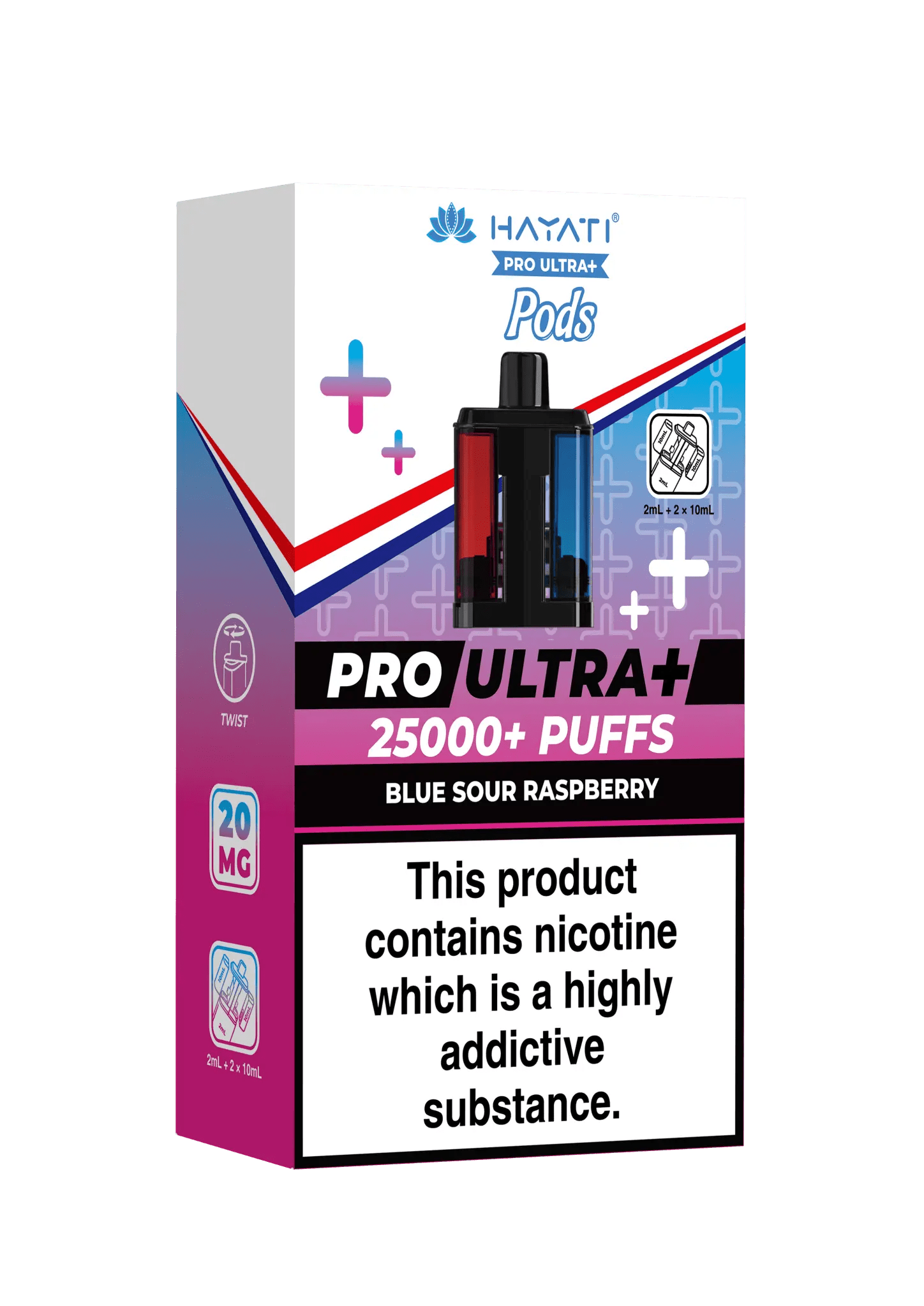Hayati Pro Ultra Plus Pods - Blue Sour Raspberry-Planet Puff