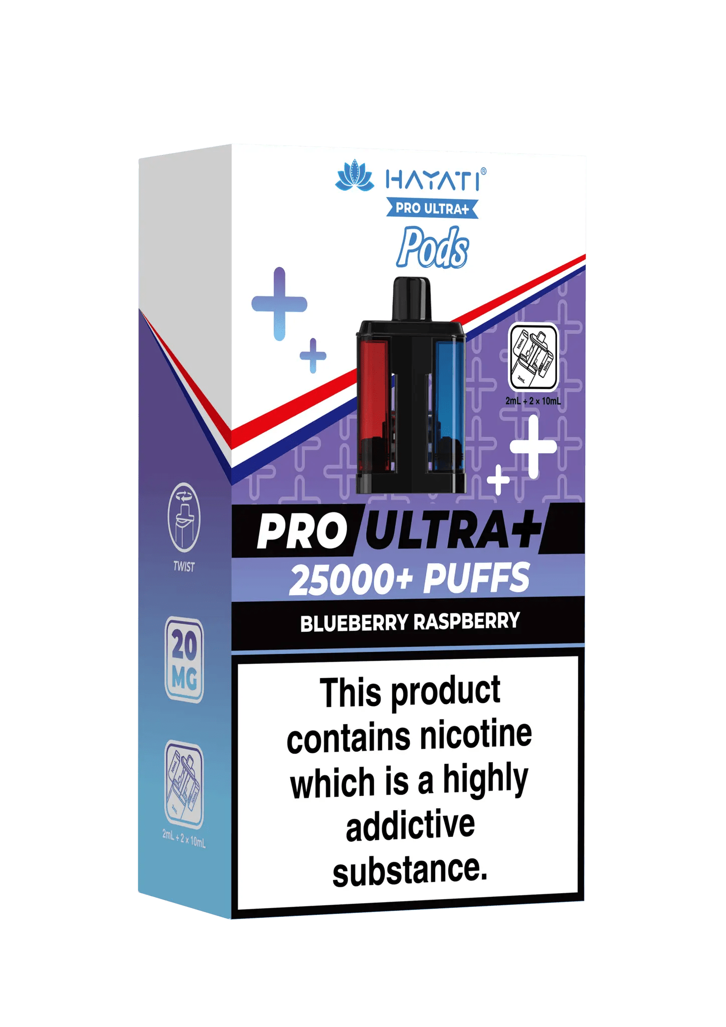 Hayati Pro Ultra Plus Pods - Blueberry Raspberry-Planet Puff