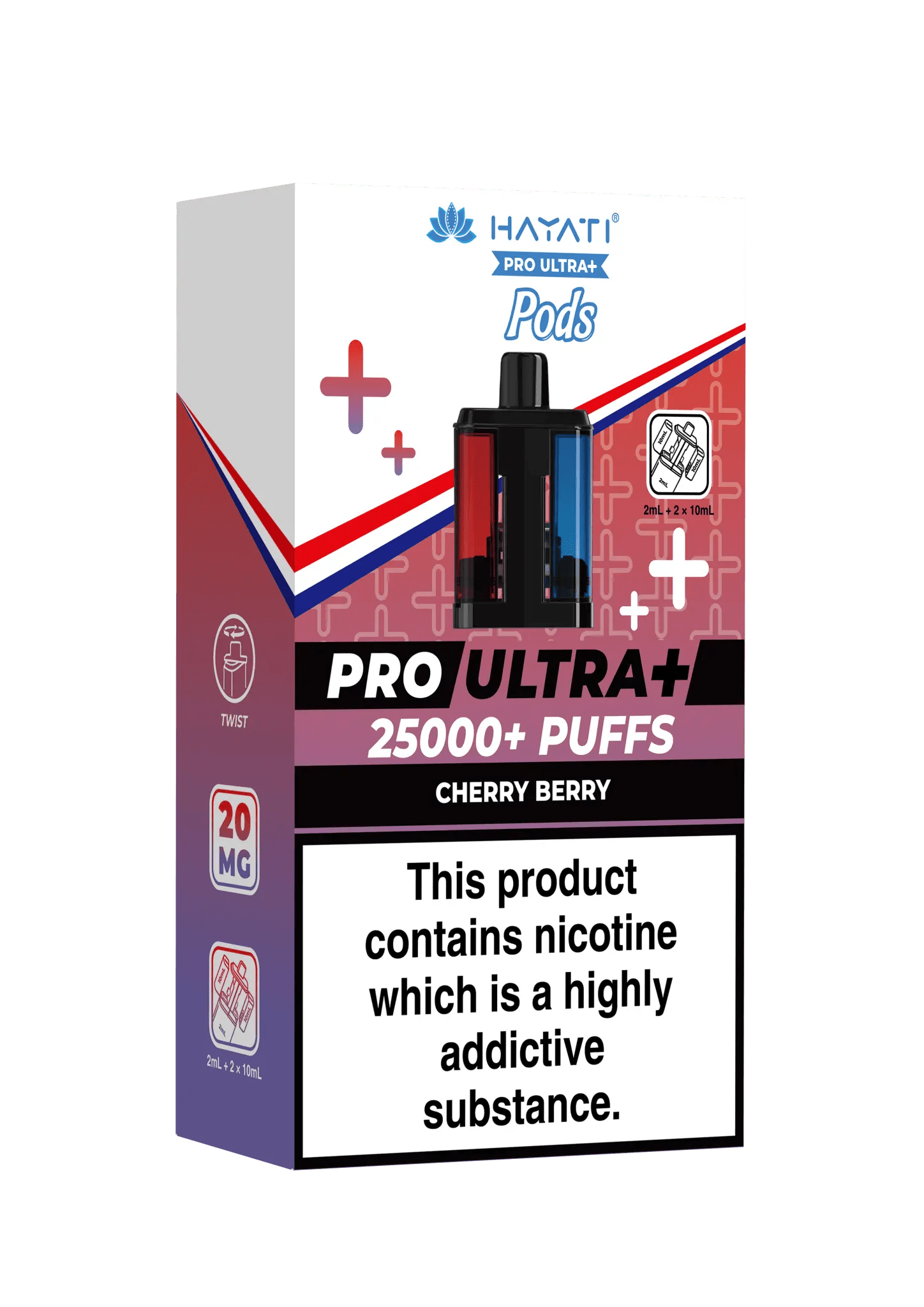 Hayati Pro Ultra Plus Pods - Cherry Berry-Planet Puff