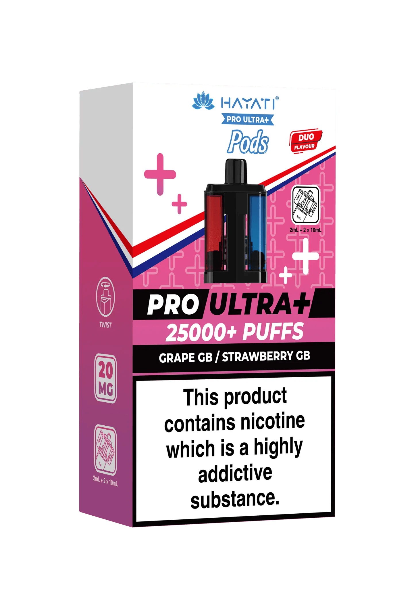 Hayati Pro Ultra Plus Pods - Grape GB/ Strawberry GB-Planet Puff