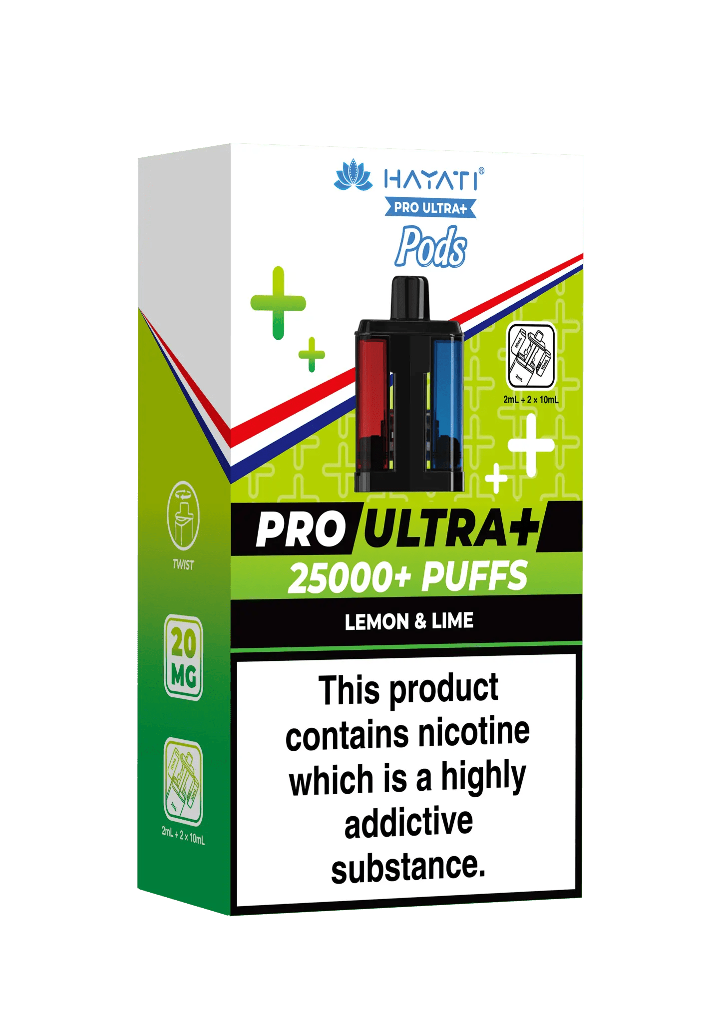 Hayati Pro Ultra Plus Pods - Lemon Lime-Planet Puff