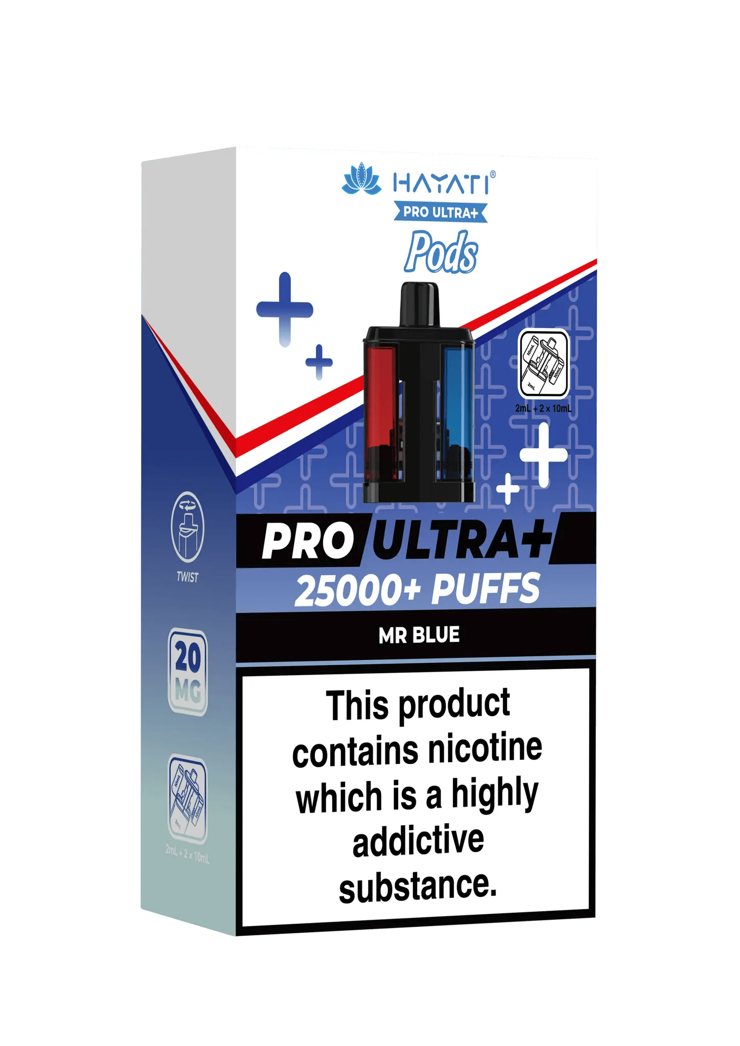 Hayati Pro Ultra Plus Pods - Mr Blue-Planet Puff