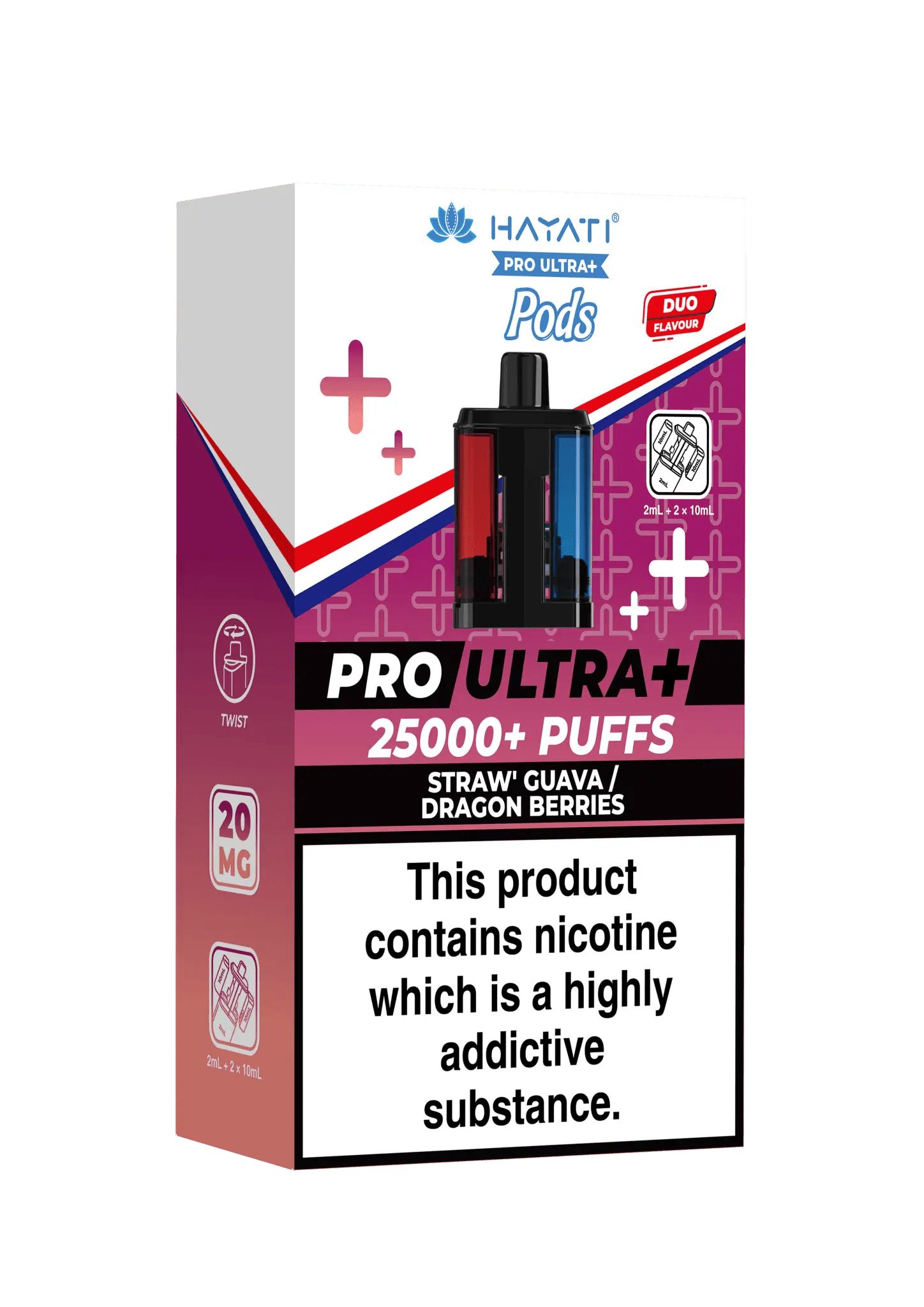 Hayati Pro Ultra Plus Pods - Straw Guava/ Dragon Berries-Planet Puff