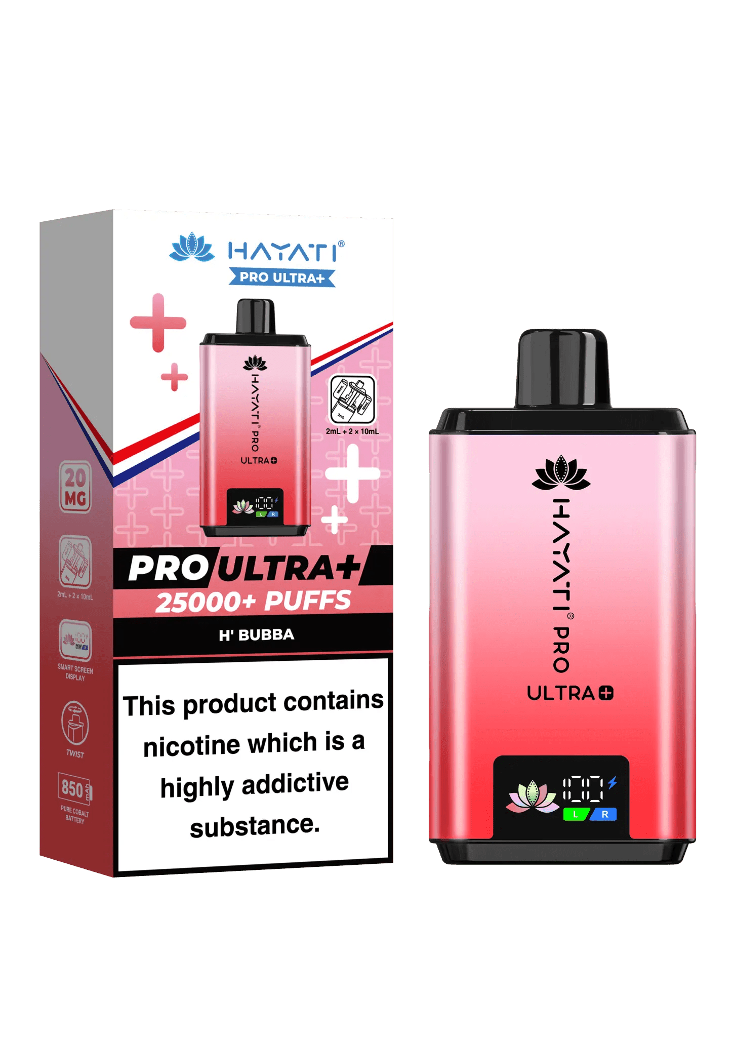 Hayati Pro Ultra Plus 25k Vape Kit -H’ Bubba-Planet Puff